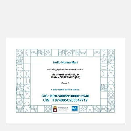 Trullo Nonna Mari Cisternino